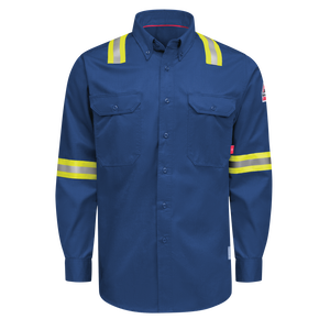 iQ Series Men’s Enhanced-Vis Midweight Comfort Woven Shirt