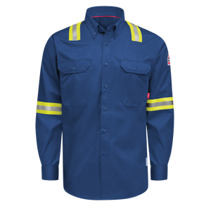 iQ Series Men’s Enhanced-Vis Midweight Comfort Woven Shirt