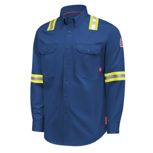 iQ Series Men’s Enhanced-Vis Midweight Comfort Woven Shirt