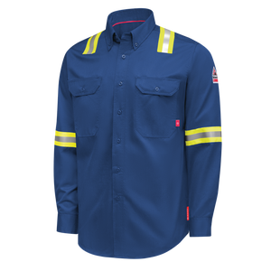 iQ Series Men’s Enhanced-Vis Midweight Comfort Woven Shirt
