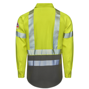 Men's Hi-Visibility Color Block Uniform Shirt