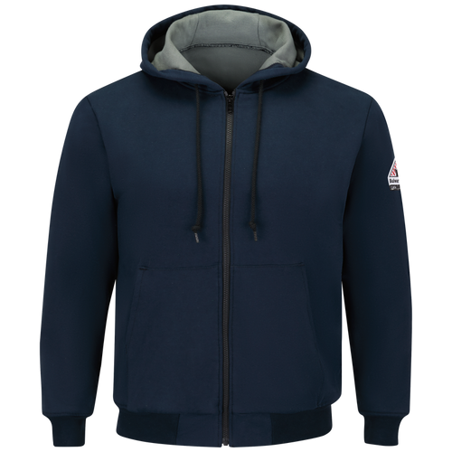 Men's Thermal Lined Zip-Front Hooded Sweatshirt