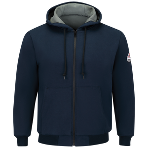 Men's Thermal Lined Zip-Front Hooded Sweatshirt