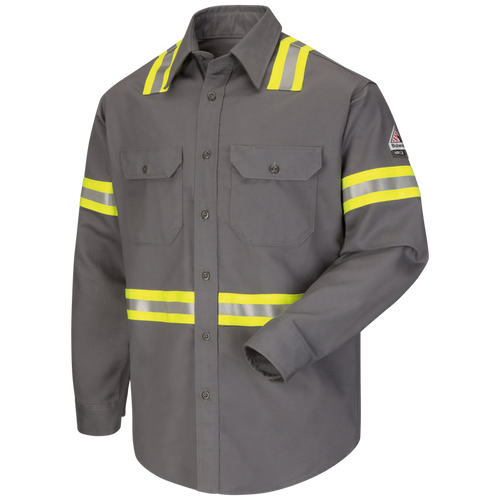 Men's Midweight FR Enhanced Visibility Uniform Shirt