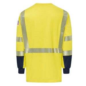 Hi-Visibility Lightweight Colorblock Long Sleeve T-Shirt