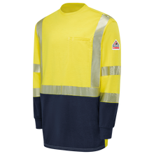 Load image into Gallery viewer, Hi-Visibility Lightweight Colorblock Long Sleeve T-Shirt