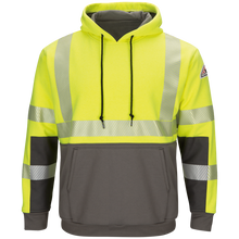 Load image into Gallery viewer, Men&#39;s Hi-Visibility Color Block Pullover Fleece Sweatshirt