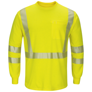 Hi-Visibility Lightweight Long Sleeve T-Shirt with Insect Shield