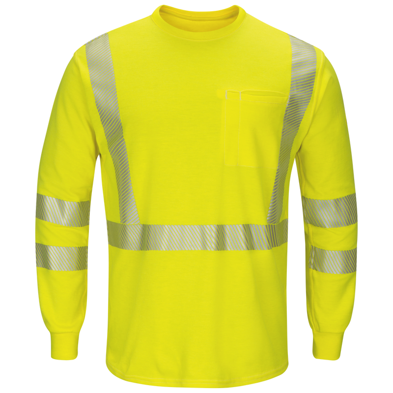 Men's Lightweight FR Hi-Visibility Long Sleeve T-Shirt