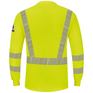 Men's Hi-Visibility Lightweight Long Sleeve Henley