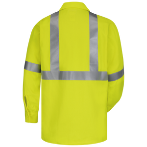 Men's Midweight FR Hi-Visibility Work Shirt