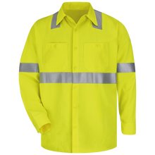 Load image into Gallery viewer, Men&#39;s Midweight FR Hi-Visibility Work Shirt