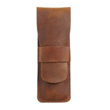 Load image into Gallery viewer, Handcrafted Leather Pen Holder