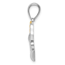 Load image into Gallery viewer, Two tone golf bag pendant