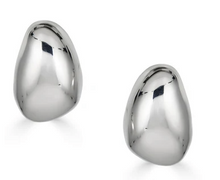 Load image into Gallery viewer, Sterling Silver Pebble Stud Earrings