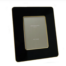 Load image into Gallery viewer, Addison Ross Studio Black &amp; Gold Enamel Photo Frame