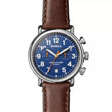Load image into Gallery viewer, Shinola The Runwell 41mm Chrono Blue Dial