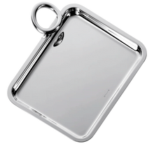 Load image into Gallery viewer, Vertigo Silver-Plated Single-Handle Tray