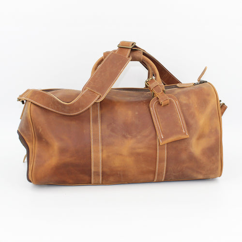 Dagny Weekender Leather Duffle Bag