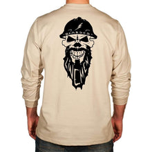 Load image into Gallery viewer, Bearded Lineman Graphic FR Shirt with Front Pocket Logo