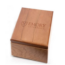 Load image into Gallery viewer, Emory University Handcrafted Wooden Box