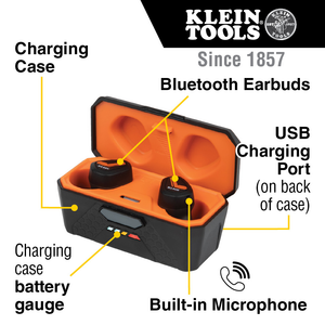 Bluetooth Jobsite Earbuds