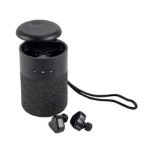 Load image into Gallery viewer, Sound Station | Bluetooth Speaker with Wireless Earbuds