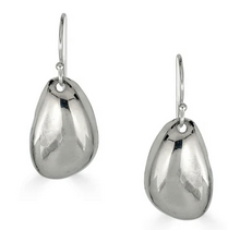 Load image into Gallery viewer, Sterling Silver Pebble drop earrings