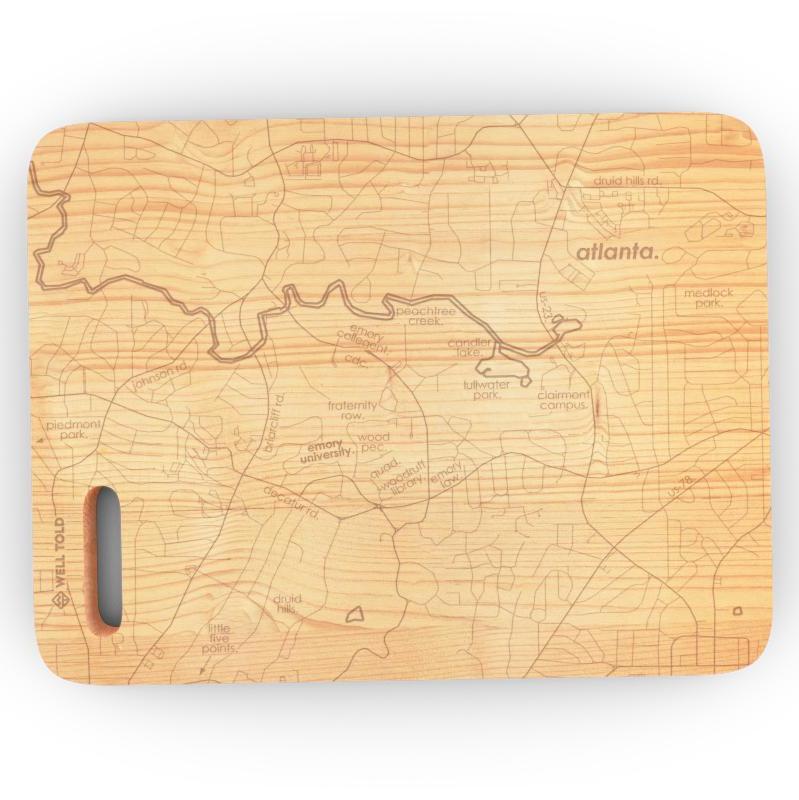 Atlanta Map Bar Board