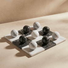 Load image into Gallery viewer, Italian Marble Tic Tac Toe Set