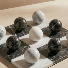 Load image into Gallery viewer, Italian Marble Tic Tac Toe Set