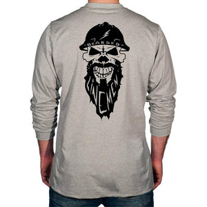 Bearded Lineman Graphic FR Shirt with Front Pocket Logo