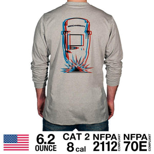 Welder's Mask Flame Resistant Long Sleeve Shirt