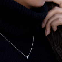 Load image into Gallery viewer, Celestial 14k White Gold and Diamond Pendant