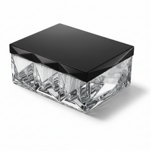 Load image into Gallery viewer, Baccarat Louxor Black and Clear Small Box