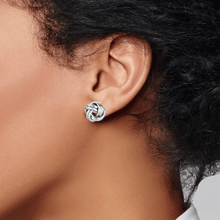 Load image into Gallery viewer, Hamilton Sterling Silver 2-Row Knot Studs