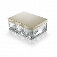 Load image into Gallery viewer, Baccarat Louxor Beige and Clear Small Box