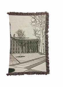 Custom Woven Nassau Hall Blanket, EXCLUSIVELY OURS