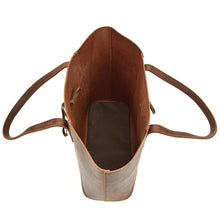Load image into Gallery viewer, Handcrafted Leather Tote Bag
