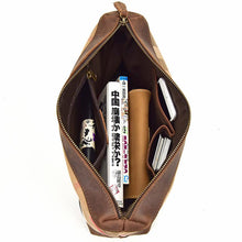 Load image into Gallery viewer, Handcrafted Leather Tote Bag