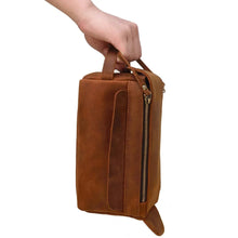 Load image into Gallery viewer, Leather Dopp Kit