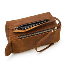 Load image into Gallery viewer, Leather Dopp Kit