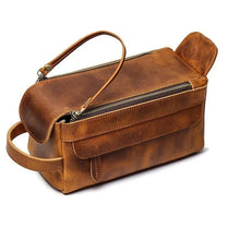 Load image into Gallery viewer, Leather Dopp Kit