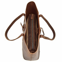 Load image into Gallery viewer, Handcrafted Leather Tote Bag