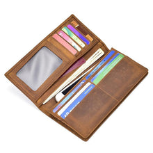 Load image into Gallery viewer, Handcrafted Leather Bifold Wallet