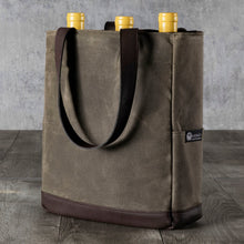 Load image into Gallery viewer, 3 Bottle Insulated Wine Cooler Bag