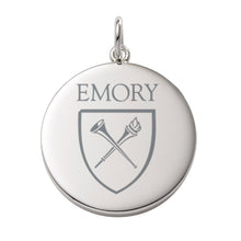 Load image into Gallery viewer, Emory University Sterling Silver Charm Necklace