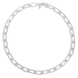 Sterling Silver Extra Large 7.9mm Long Link Necklace