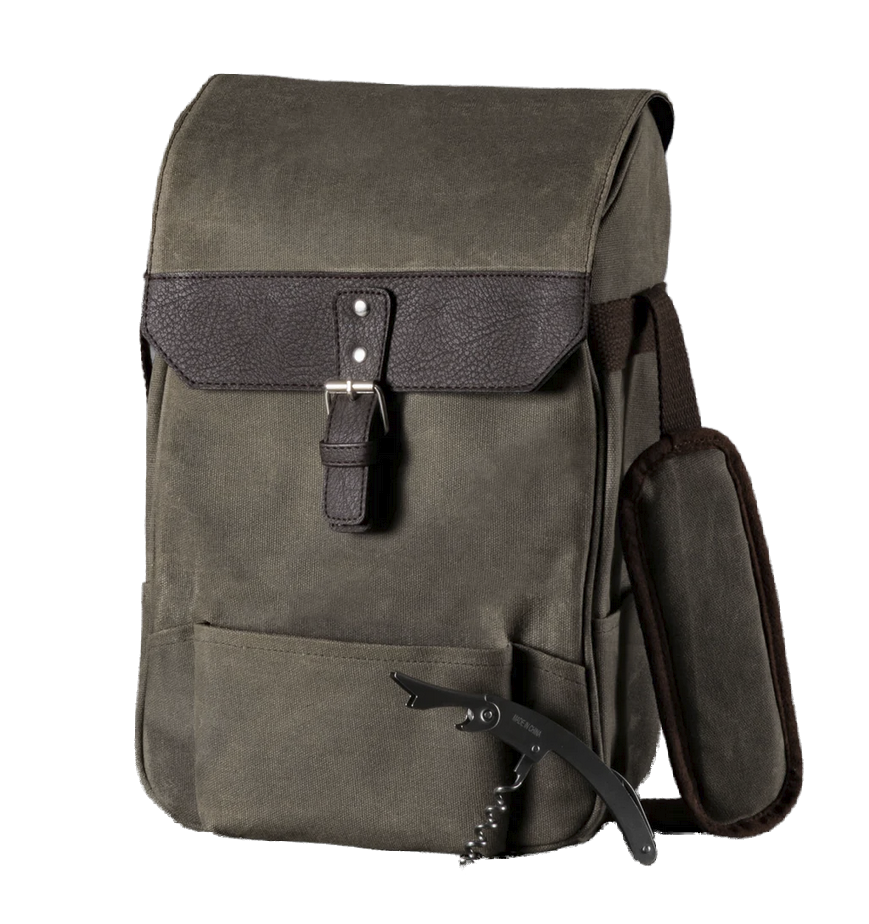 2 Bottle Insulated Wine & Cheese Cooler Tote