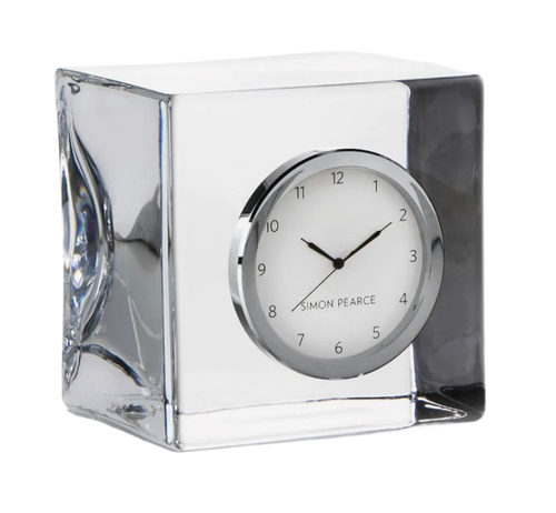 Simon Pearce Woodbury Glass Clock